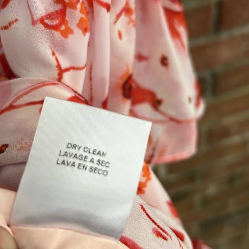 Badgley Mischka Floral Ruffle Dress - Picture 8 of 9